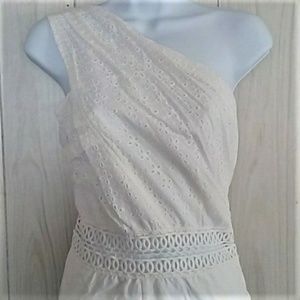 Endless Rose Eyelet Romper Shorts Lace NWOT. Tags off but didn’t wear!